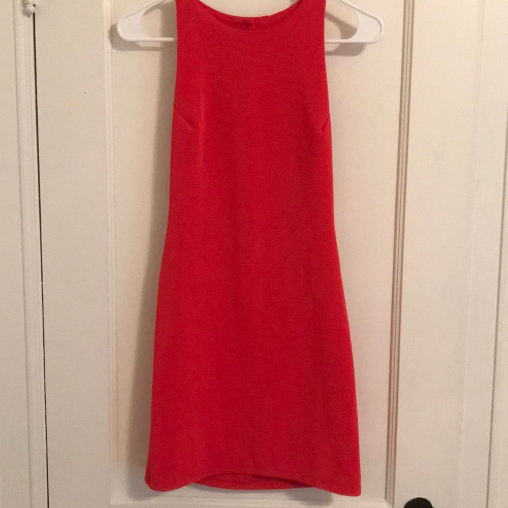 Nordstrom coral bodycon dress
